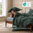 Bedsure 100% Washed Cotton Duvet Cover Queen Set - Minimalist Cotton Beding Set For All Season（set of 3）-125402792-106246591
