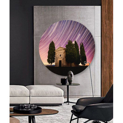 «Time Laps Church», impression sur acrylique