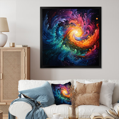 Neon Spin I sur toile