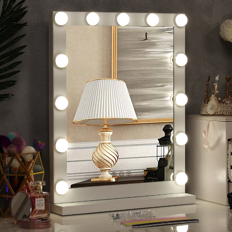 Metal Rectangle Mirror, 54.5 cm H x 42 cm W 
