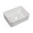 16"X12" White Ceramic Rectangular Vessel Bathroom Sink