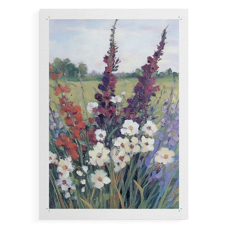 Série FLORAL DCxxxviii - Impression sur toile seulement - NON-CADRE, H 48 po x l 32 po