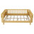 Sturdy Wood Platform Bed for Kids, Low Profile Full Bed with Safety Rails, Perfect for Girls and Boys