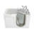 Ella Royal 32"x52" Acrylic Air and Hydro Massage and Heated Seat Walk-In Bathtub with Right Inward Swing Door, 5 Piece Fast Fill Faucet, 2" Dual Drain-92417951