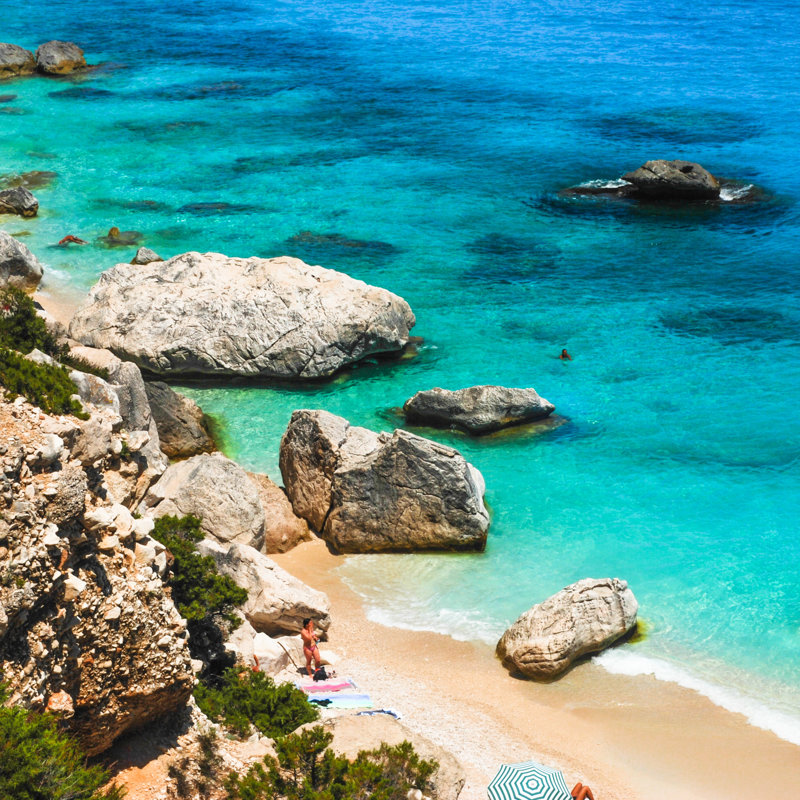 Heines Sardinia - Photographie sur toile tendue, H 30 po x l 30 po