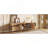 Boho TV Stand For 65, 75, 85 Inch TV, Entertainment Center With Open Storage And Drawers, Modern Wood Media TV Console With Real Rattan