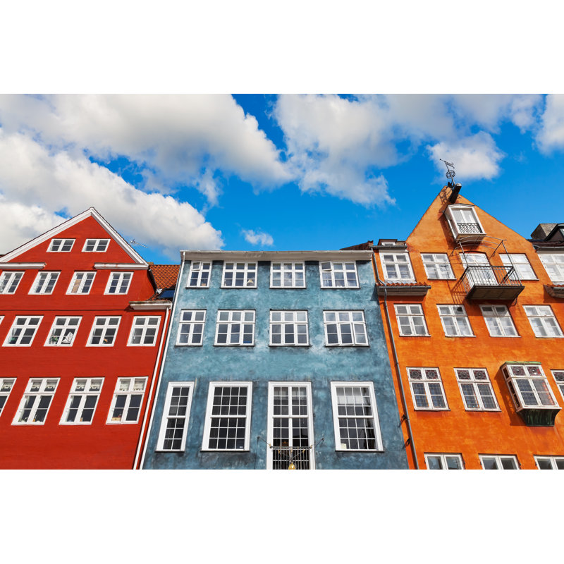 Chaela Old Copenhagen Architecture by Scanrail - Wrapped Canvas Print, 81cm H x 122cm W x 3.8cm D
