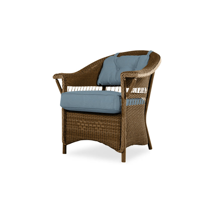 Nantucket Outdoor Dining Armchair, Sandberg Pewter, Bark