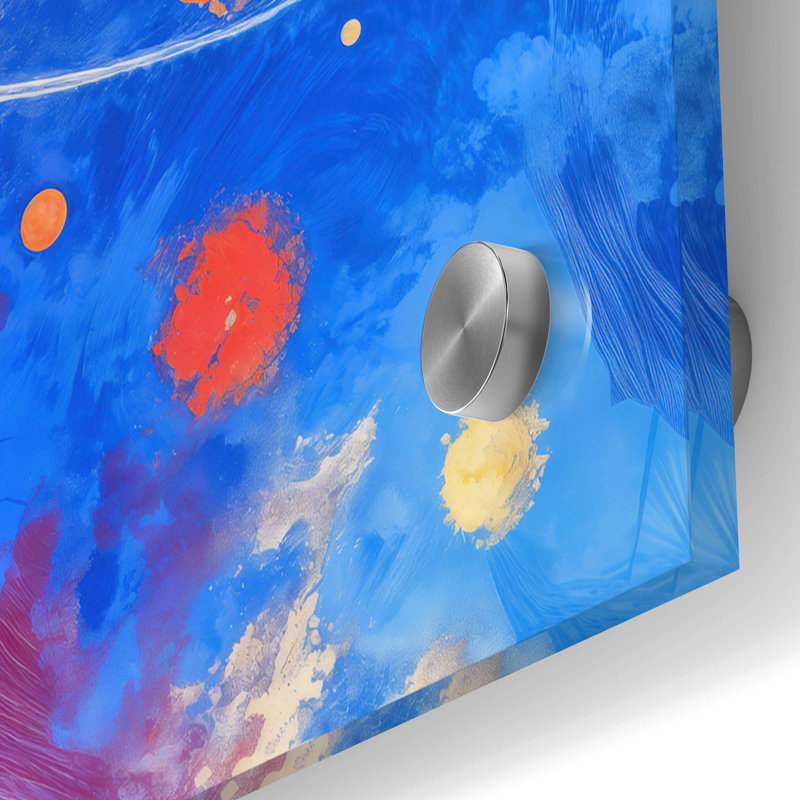 «Sax Player» par Rey Klimt, art mural en verre acrylique, H 36 po x l 36 po x P 0,2 po