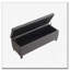 Banc de rangement en lin capitonné-715708958
