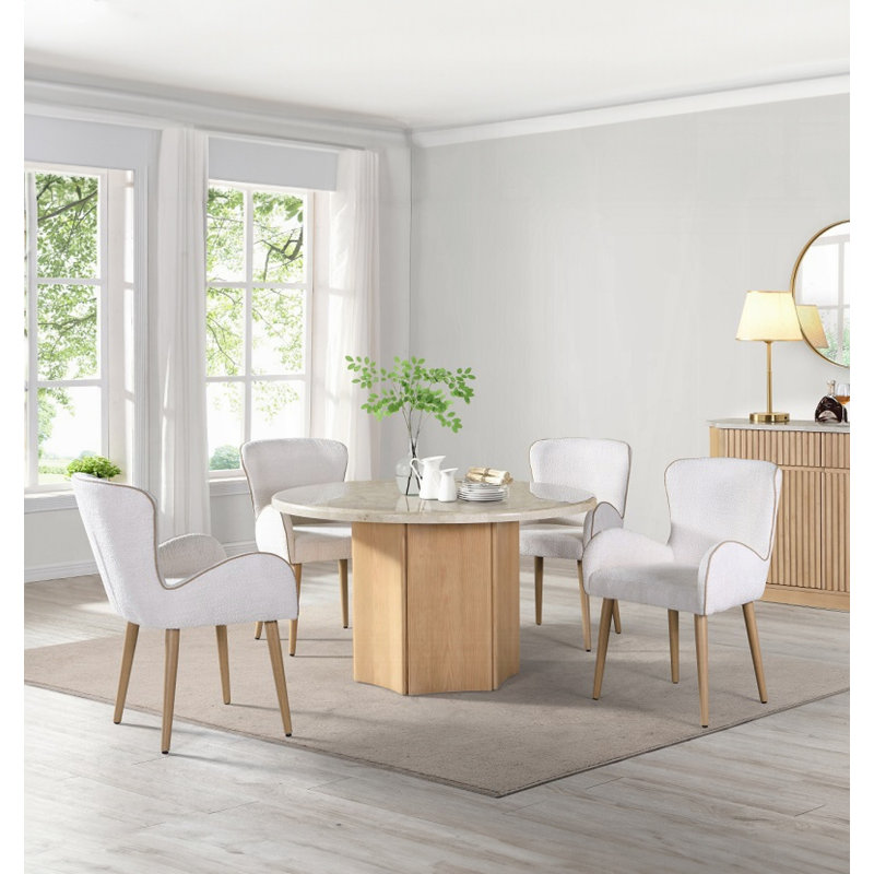 Qwin Round Dining Table Set