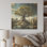 Baobab expressionniste - Arbre Baobab, art sur bois de pin naturel