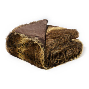 Couverture luxueuse en fausse fourrure