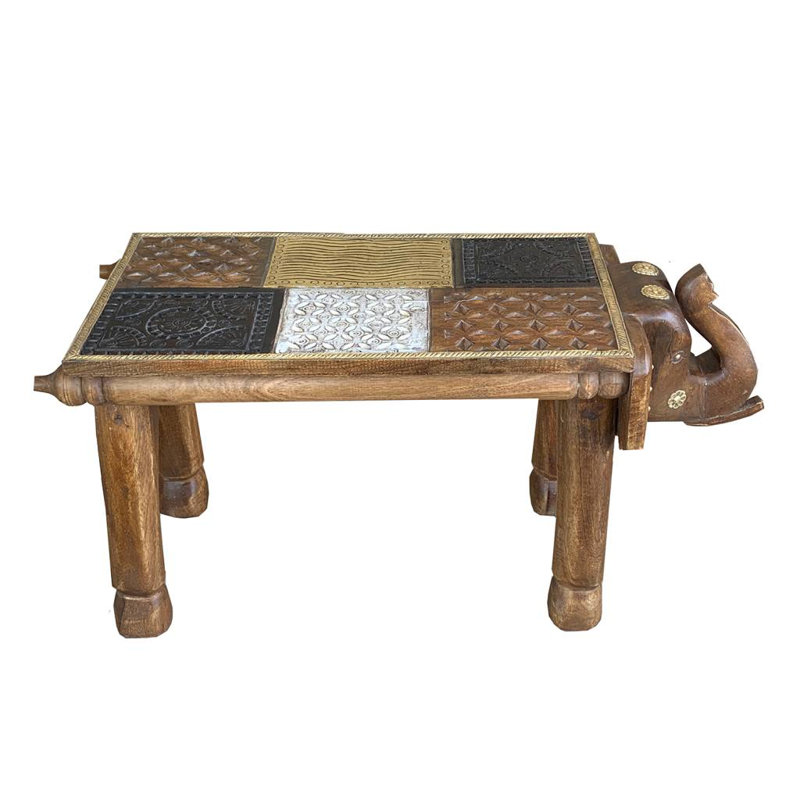 Quimby Solid Wood Four Leg Coffee Table