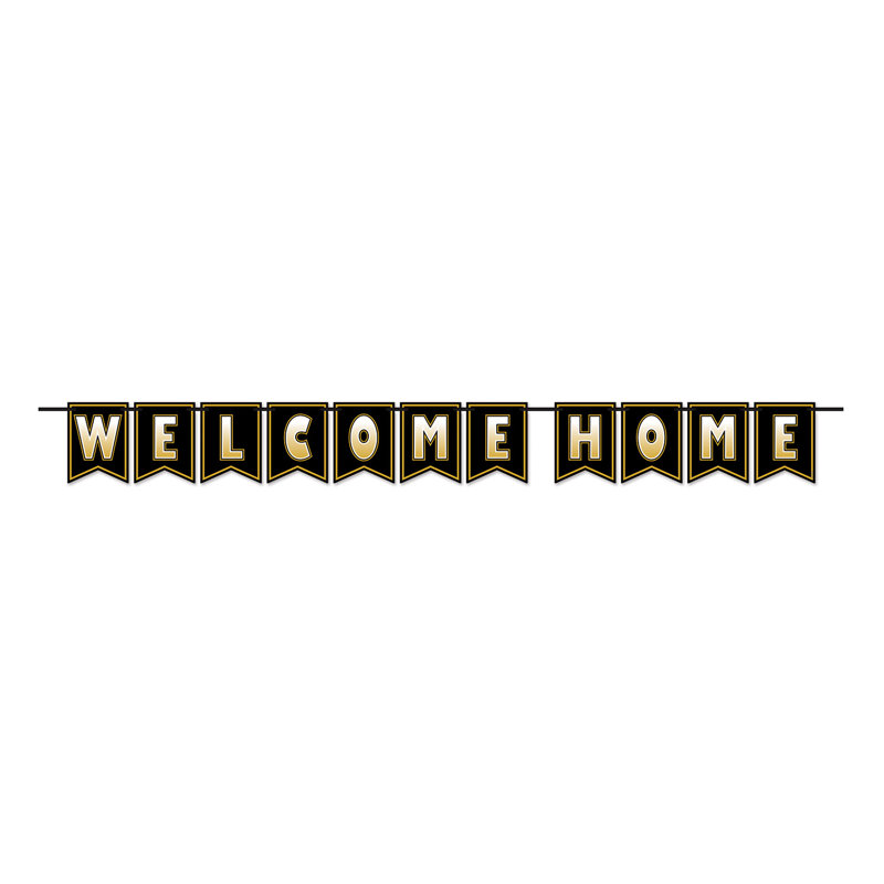 Welcome Home Streamer - paquet de 12