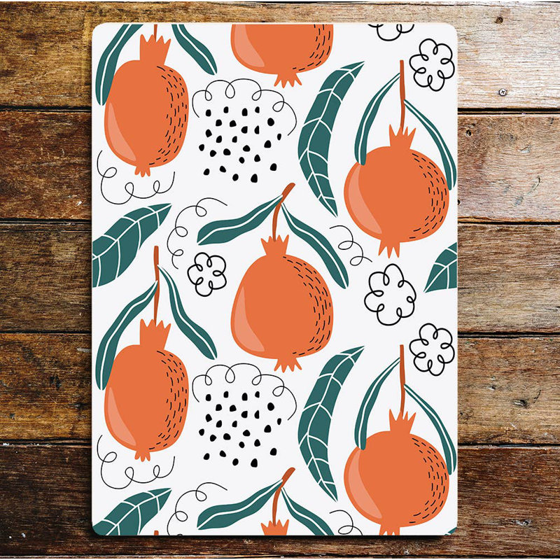 Food & Beverage Wall Decor on Metal, 20cm H x 15cm W