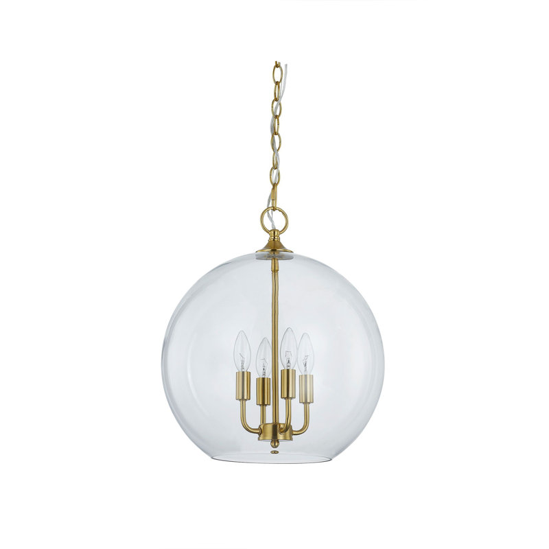 Luminaire suspendu Blaine, doré