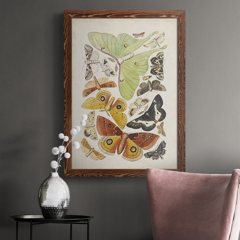 Papillons antiques I, H 37,5 po x l 27,5 po x P 1 po, Érable