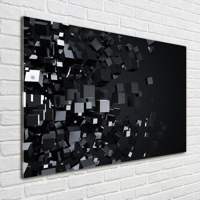 3D Abstraction - Unframed Art Prints on Glass