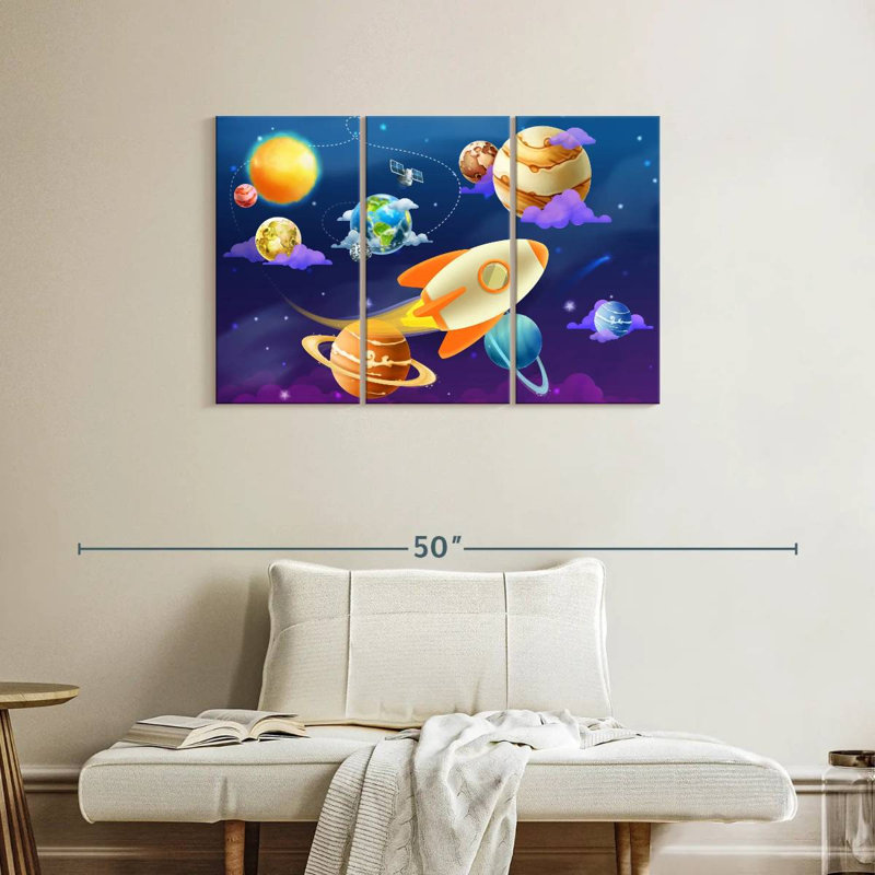 Ashelle Space Nursery, H 24 po x l 38 po