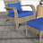 Patio Wicker Adirondack Chair With Ottoman, Outdoor Fire Pit Chair