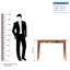 120cm Solid Wood Console Table