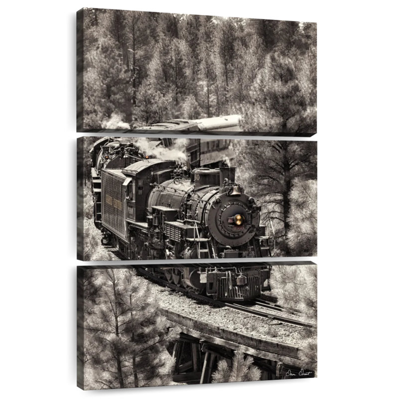 Mehar Train Arrival III, 32'' H x 20'' W