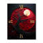 Hazem - Horloge murale lune surdimensionnée-2019785483