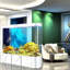 Aquarium moderne semi-circulaire Eco-103108945-103108947
