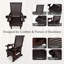 Fauteuil coulissant en bois pour une personne, bois de sapin massif-101312759