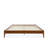 Finney Solid Wood Platform Bed without Headboard, Mid-Century Modern Bed Frame-903340241-902321280