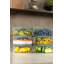 Ensemble de boîte de rangement durable (6 pièces), vert, 3,5 x 4,1 x 2,2 pouces | 100% plastique, 11,8 oz liq. Chacun | Va au lave-vaisselle, idéal pour organiser la cuisine, les fournitures d'artisanat et plus encore, design polyvalent et élégant-1547631718