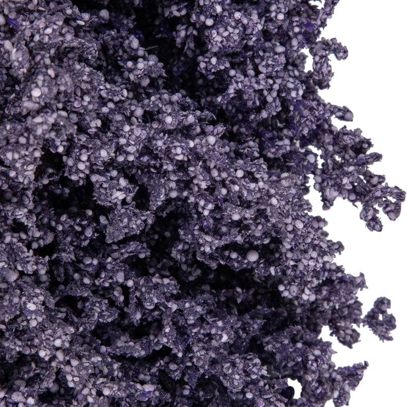 Couronne en fausse lavande en plastique de 16 po
