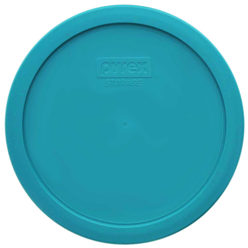 Pyrex (2) 7203 7-Cup Glass Bowls & (2) 7402-PC 6/7, Turquoise