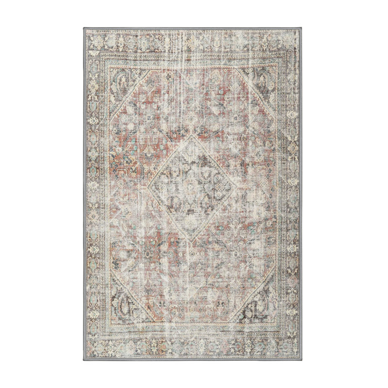 Oriental Indoor Rug, Rectangle 4' x 6'
