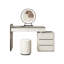 Meuble-lavabo moderne 41,34 po avec commode avec tabouret et miroir