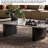 Modern minimalist rectangular marble coffee table-185942376
