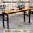 60" Adjustable Height Workbench with Power Outlets, Heavy-Duty Solid Wood Work Table