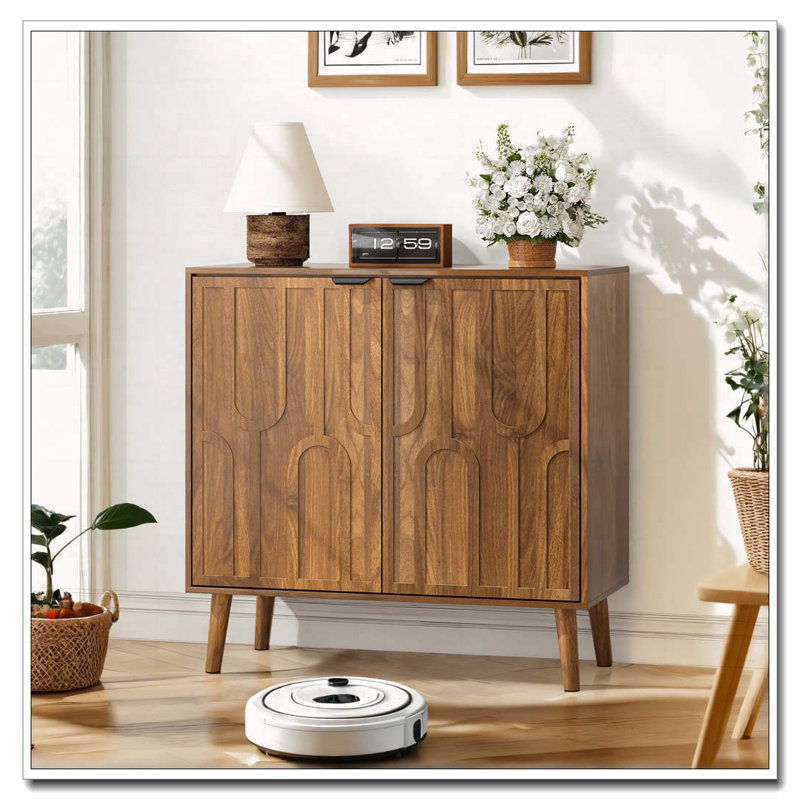 Buffet buffet avec rangement, armoire de ferme avec trombone