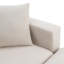 Canapé modulaire moderne 101 * 66 "avec coussins décoratifs, ensemble de canapé en L en forme de nuage avec siège large, ensemble de canapé en tissu confortable en polyester 4 places avec repose-pieds mobile pour salon, appartement, bureau, 4 couleurs