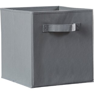 6 Pack Fabric Storage Cubes With Handle, Foldable 13x13x15 Inch
