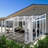 16.7' x 9' Real Tempered Glass Sunroom with Retractable Bi-Fold Doors – Modern Greenhouse Patio Addition-119702357