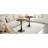 23.6" Round Tulip Table - Faux Walnut, Pedestal Base, 2-4 Seats-1040370912