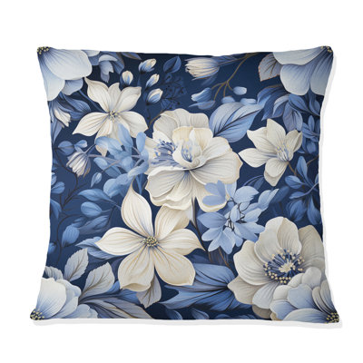 Floral Throw Pillow