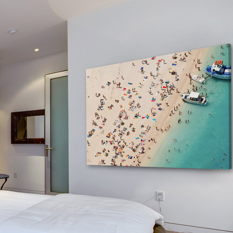 «Boat Party» par Marmont Hill, H 8 po x l 12 po x P 1,5 po, Toile tendue