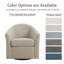 Aunna Upholstered Swivel Barrel Chair-817465942
