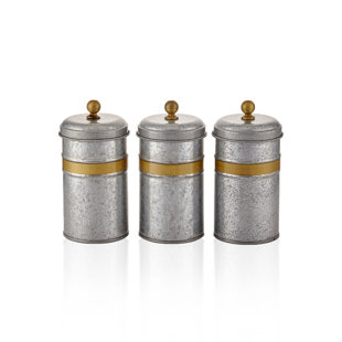 Metal Jar - Set of 3