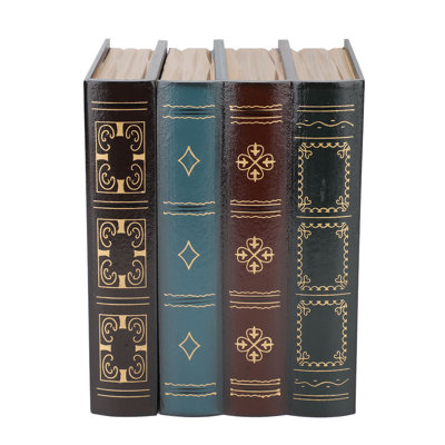 Book Shape Storage Box Antique Vintage Density Board Versatile Fake Decoration for Cafe Shelf Photo Props B