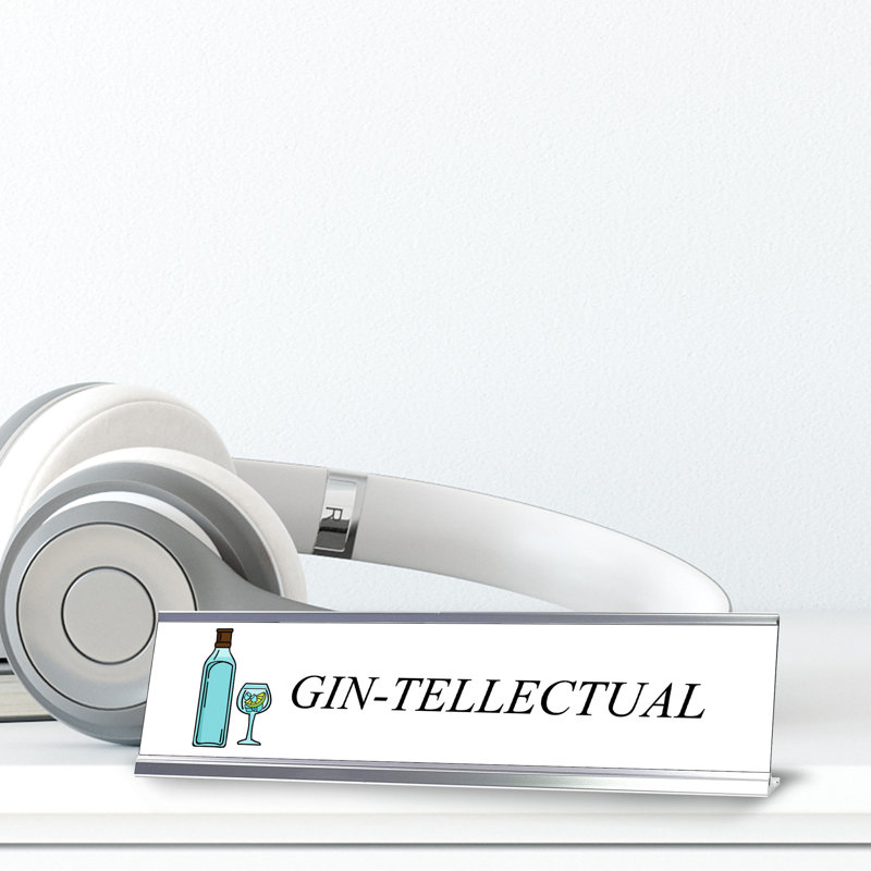 Porte-affiche Gin-Tellectual