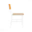 Meal - Chaise d'appoint Time pour salons confortables - Finition blanche, (ensemble de 2)